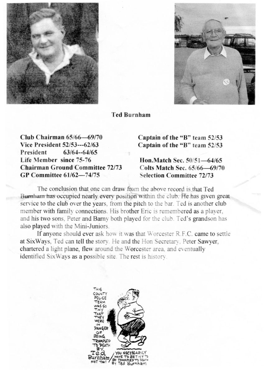 Worcester Rugby Football Club 1871 - 2021